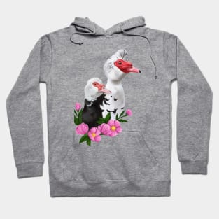 Muscovy duck couple Hoodie